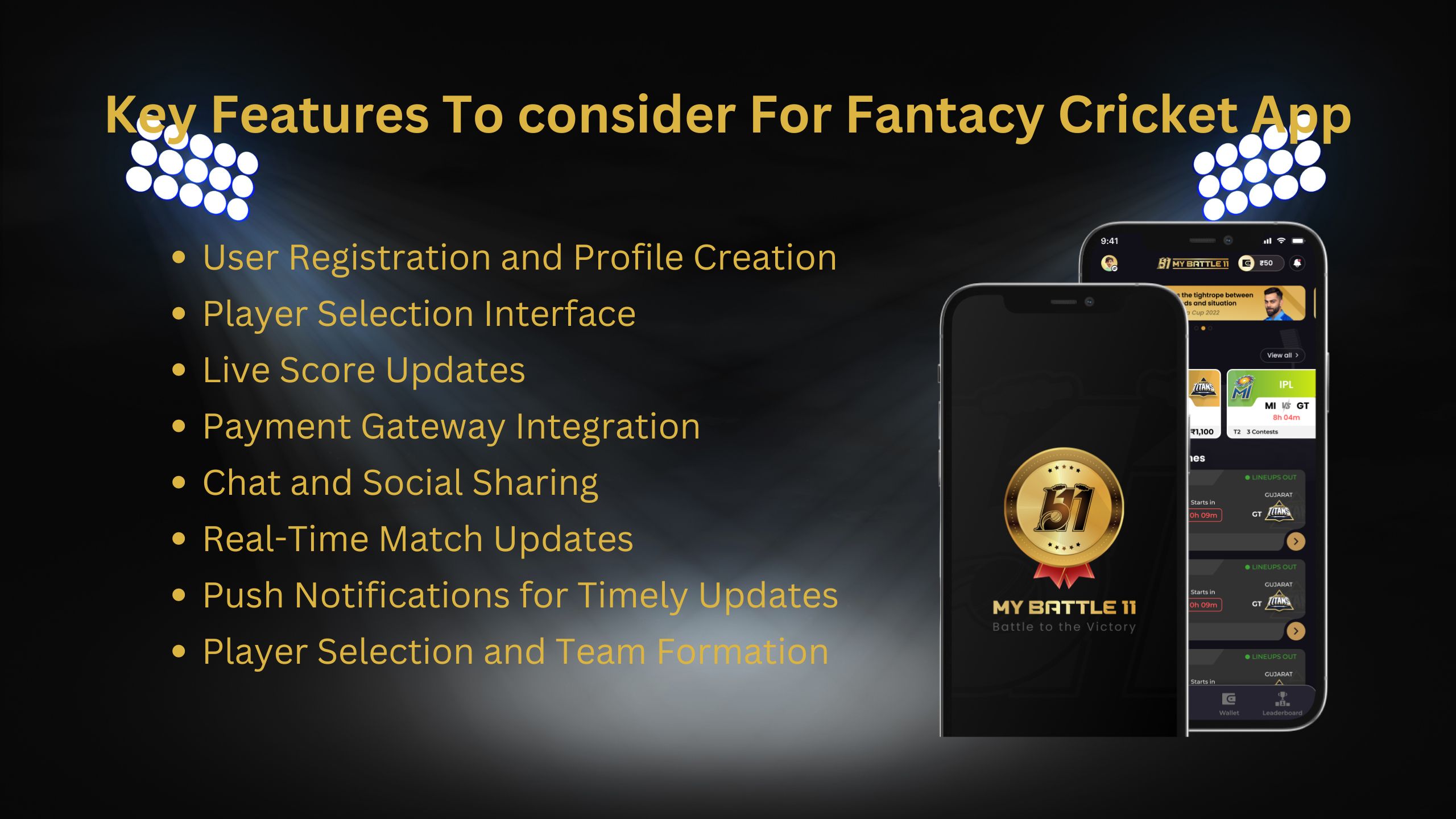 Fantacy cricket app