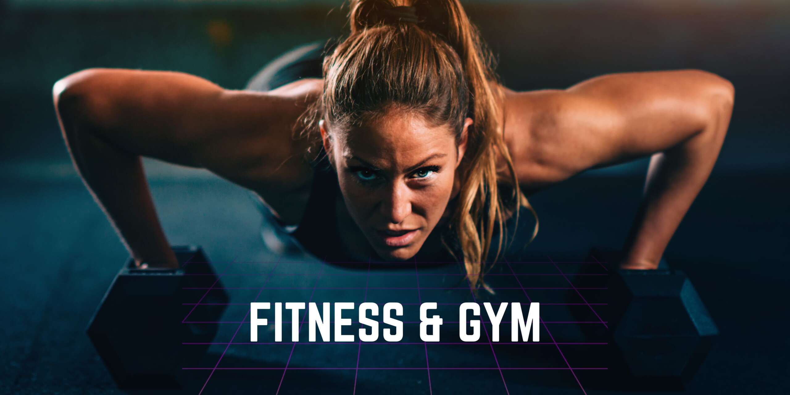 Fitness GYM Banner Landscape scaled
